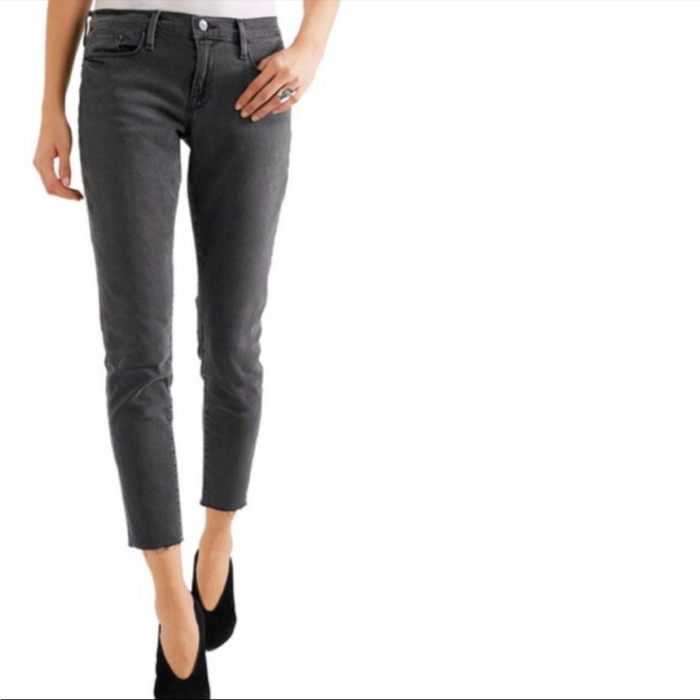 NWOT Frame Le Gracon Jeans in Fade to Gray size 28
